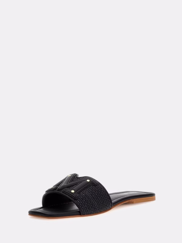 Dép Marciano Raffia Slides TA12