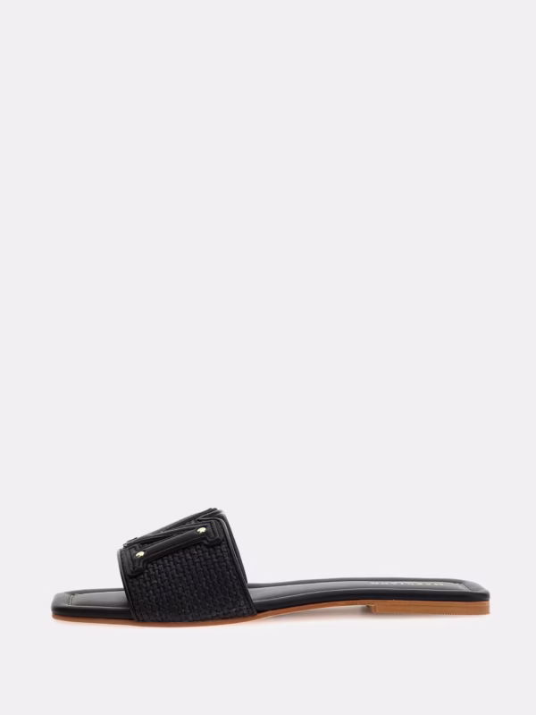 Dép Marciano Raffia Slides TA12